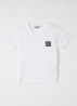 00002 T-shirt met logoborduring - Wit