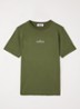 00005 T-shirt met logo - Legergroen
