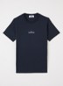 00005 T-shirt met logo - Donkerblauw