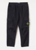00006 tapered fit cargobroek met logo - Donkerblauw
