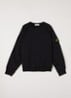 00007 sweater met logo - Zwart