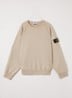 00007 sweater met logo - Beige
