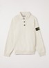 00012 sweater met logo - Gebroken wit
