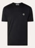 11002 T-shirt met logo - Zwart
