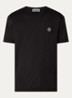 S0013 T-shirt met logo - Donkerblauw