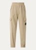 S0451 tapered fit joggingbroek met steekzakken - Beige