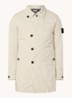 42149 trenchcoat met steekzakken en logo - Beige