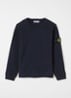 61000 sweater met ribstructuur - Donkerblauw