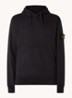 64120 Hoodie met logo - Zwart