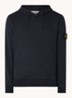 64120 Hoodie met logo - Donkerblauw