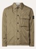 77087 jack met borstzak en logo - Mosgroen