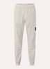 93582 tapered fit cargobroek met steekzakken en logo - Grijs