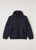 Gewatteerd jack met donsvulling - Donkerblauw