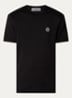 S0013 T-shirt met logo - Zwart