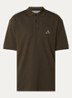 S0039 regular fit polo met logoborduring - Mosgroen