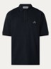 S0039 regular fit polo met logoborduring - Donkerblauw