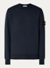 S0051 sweater met logo - Donkerblauw