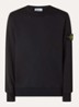S0051 sweater met logo - Zwart