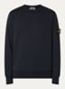 S0051 sweater met logo - Donkerblauw