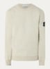 S0051 sweater met logo - Lindegroen