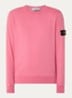 S0051 sweater met logo - Roze