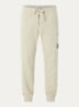 S0051 tapered fit joggingbroek met steekzakken - Lindegroen