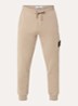 S0051 tapered fit joggingsbroek met opgestikte zakken - Vanillegeel