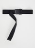 S0073 riem met logo - Zwart