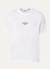 S0091 Archivio T-shirt met logo- en backprint - Wit
