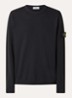 S0297 sweater met logo - Zwart