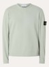S0297 sweater met logo - Lichtgroen