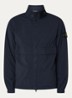S0345 Windjack met steekzakken - Donkerblauw