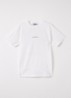 S0377 T-shirt met logo- en backprint - Wit