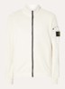 S0410 sweater met opgestikte zak en logoborduring - Creme