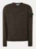 S0A20 sweater met logo en borstzak - Bruin