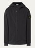 S0A22 softshell jack met capuchon en ritszakken - Zwart