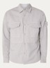 S0F36 overshirt met borstzakken en logo - Grijs