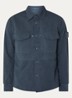 S0F36 overshirt met borstzakken en logo - Indigo