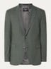 Aidan regular fit colbert in wolblend met klepzakken - Olijfgroen