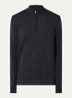 Marek fijngebreide pullover van scheerwol - Donkergrijs