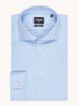 Sereno slim fit overhemd met structuur - Lichtblauw