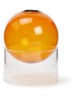 Flower Bubble vaas 10 cm - Oranjebruin