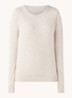 Cady fijngebreide pullover in kasjmierblend - Beige