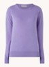 Cady fijngebreide pullover in kasjmierblend - Violet
