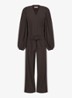 Cherie straight fit jumpsuit met strikceintuur - Lavendel