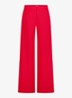 Luz mid waist wide fit broek met steekzakken - Rood