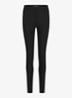 Margot high waist skinny fit broek met steekzakken - Zwart