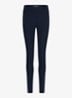 Margot high waist skinny fit broek met steekzakken - Donkerblauw