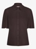 Poppy blouse met vlindermouw - Bruin