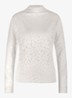 Reagan longsleeve van kant - Gebroken wit
